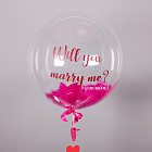 Коробка-сюрприз с шаром Bubble «Marry Me»