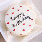 Бенто-торт «Happy Birthday» (сердечки)