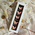 Шоколад ручной работы «Бабочки» S (клубничный шоколад)