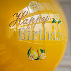 Большой стеклянный шар «Lemonade» 24″