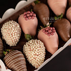 Набор клубники в шоколаде «Simple (Pink)» S