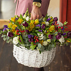 Корзина цветов «Радость встречи»