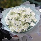 Дуобукет из хризантем и астранции