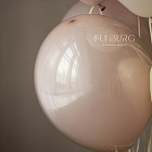 Связка воздушных шаров с бантиками «Розовый кварц»