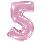 Шар из фольги «Цифра 5 (розовая)»