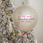 Стеклянный шар с надписью «Silk» 18″/40 см