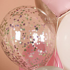 Фигура из шаров с цифрой «Spring Blush»