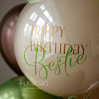 Связка воздушных шаров «Дубайский шоколад»