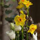 Пасхальная композиция в шляпной коробке №1