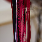 Большой стеклянный шар «Черешня» 24″