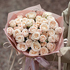 Букет из роз Bombastic «Шарм» с бантиками