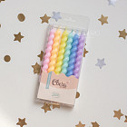 Свечи для торта «Спирали», 6 шт. (цветные)