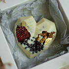 Сердце из бельгийского шоколада (белый шоколад)