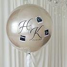 Набор: большой шар и связка «Antique» с фотографиями