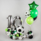 Фигура из шаров с цифрами «Звезда футбола»