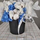 Готовая интерьерная композиция из сухоцветов №4