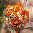 Букет «Тепло летних закатов»