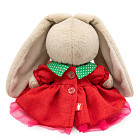 Мягкая игрушка «Зайка Ми в красном платье с земляничкой»