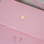 Конверт для денег «Сердечко» (розовый)