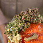 Корзина цветов «Дары осени»