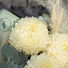 Букет хризантем «Пломбир»