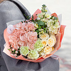 Букет «Персиковый сад»