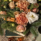 Композиция из цветов «Яблочный штрудель»