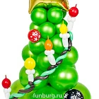 Фигура из шаров «Зелёная ель»