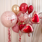 Набор: большой шар, очки и связка «Crazy in Love»