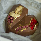 Сердце из бельгийского шоколада (молочный шоколад)