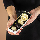 Набор клубники в шоколаде «la Fleur» (black&white) XS