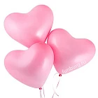 Воздушные шары (16 дюймов) «Розовые сердца»