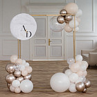 Арка-фотозона с шариками «Champagne»