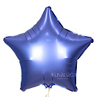 Шар из фольги «Звезда Satin (лазурный)»