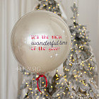 Стеклянный шар с надписью «Silk» 18″/40 см