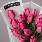 Букет из тюльпанов «Фламинго»