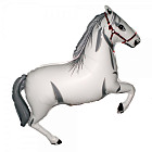 Шарик из фольги «Белая лошадка»