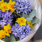 Букет из гиацинтов «Лазурный»