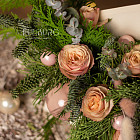 Цветы в конверте «Зимнее утро»