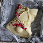 Колокольчик из бельгийского шоколада (белый шоколад)