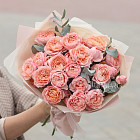 Монобукет из пионовидных роз «Джульетта»