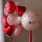 Большой стеклянный шар «First Love» 24″ с фотографией