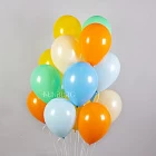 Гелиевые шары без рисунка «Ассорти Mini» 10″ (оранжевое небо)