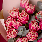 Букет тюльпанов «Малиновый пунш»