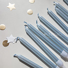 Свечи для торта «Голубой перламутр», 10 шт.