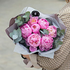 Букет розовых пионов «Леденцы» XS