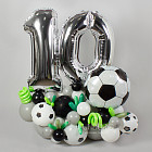 Фигура из шаров с цифрами «Звезда футбола»