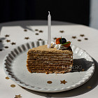 Свечи для торта «Белый перламутр», 10 шт.