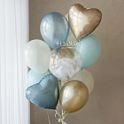 Связка воздушных шаров «Утренний туман»