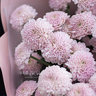 Монобукет из сиреневых хризантем Сантини